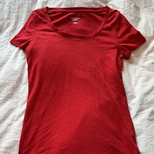 Merona Vibrant Red Short Sleeve Tee